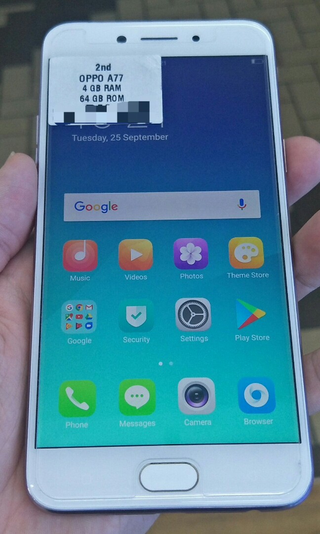 2nd Oppo A77 Mobile Phones Tablets Android Phones Oppo On Carousell