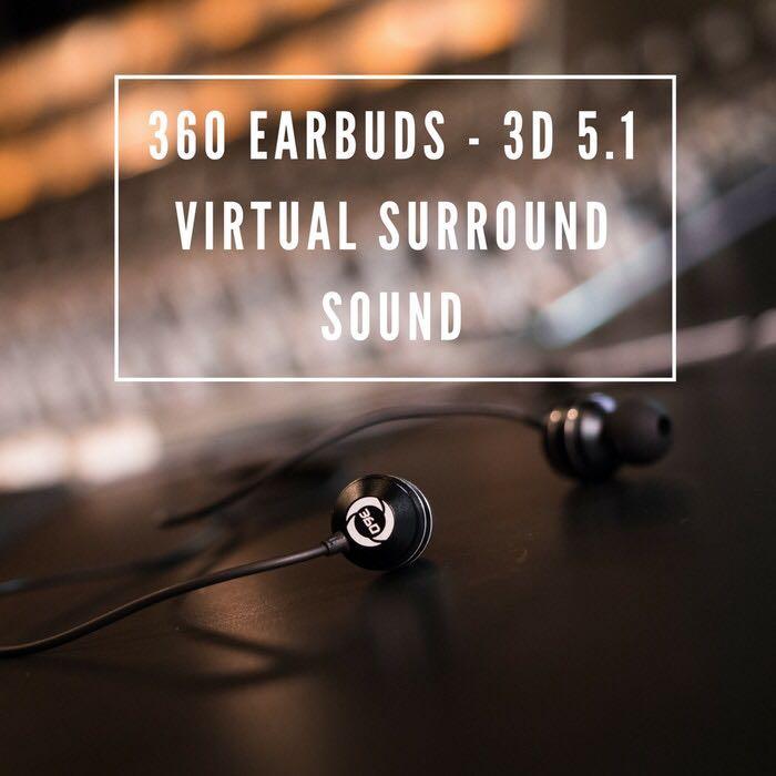 3d 5 1 Virtual Surround Sound Earbud With Premium Sub Bass