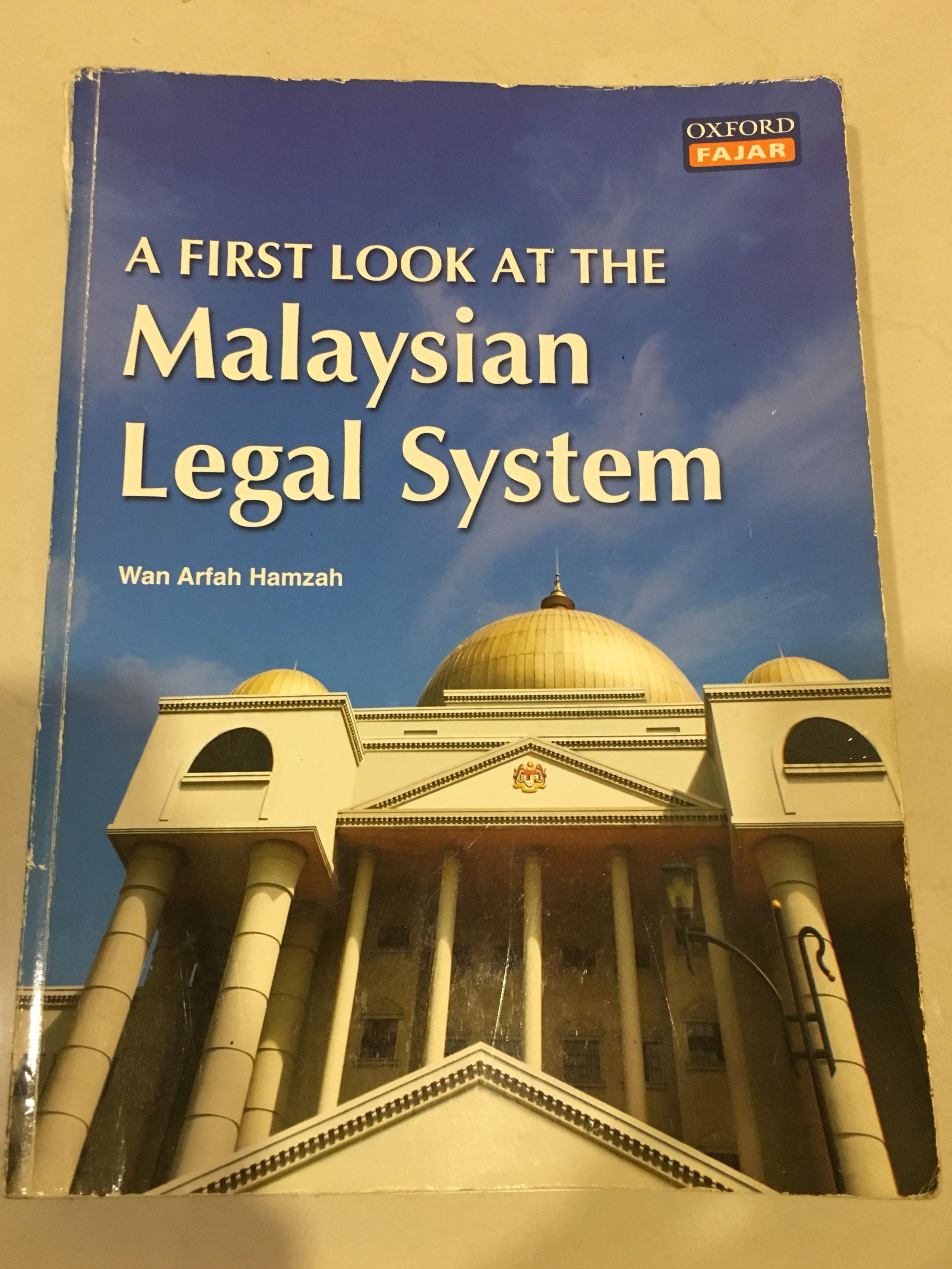 A First Look At The Malaysian Legal System Textbooks On Carousell