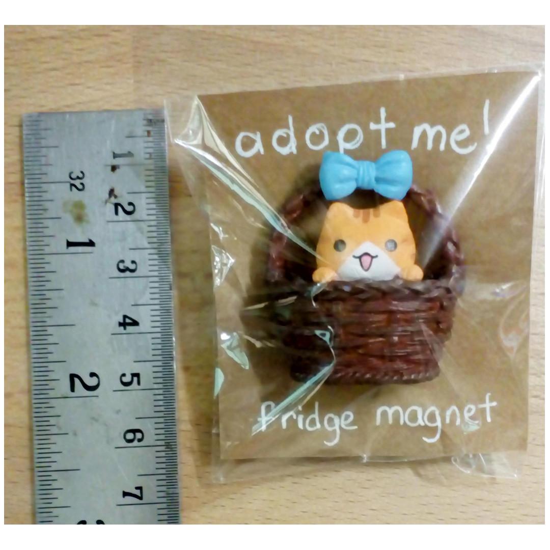 Adopt Me Basket Kitty Fridge Magnet Dark Brown Item Code Acce18