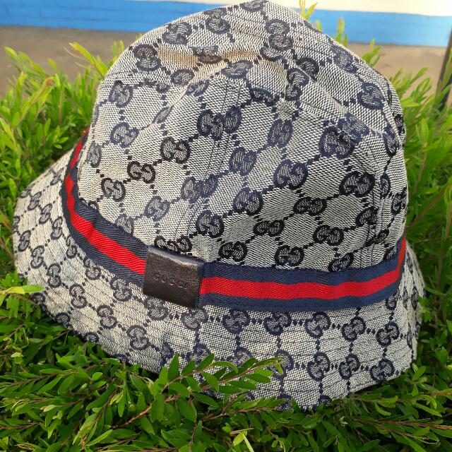 authentic gucci bucket hat