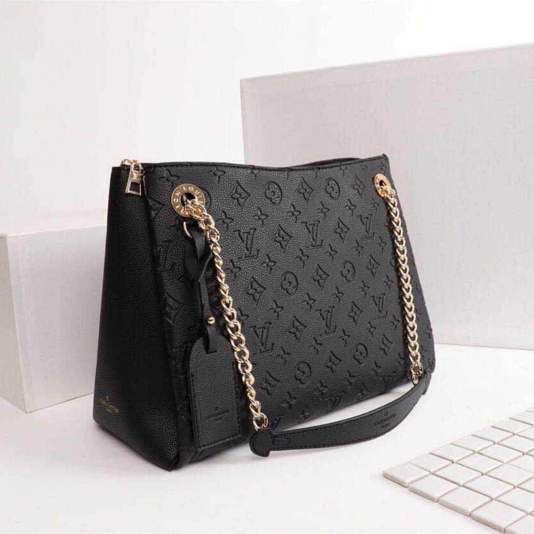 black lv bag