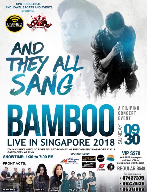 Bamboo Concert, Tickets & Vouchers, Event Tickets on Carousell