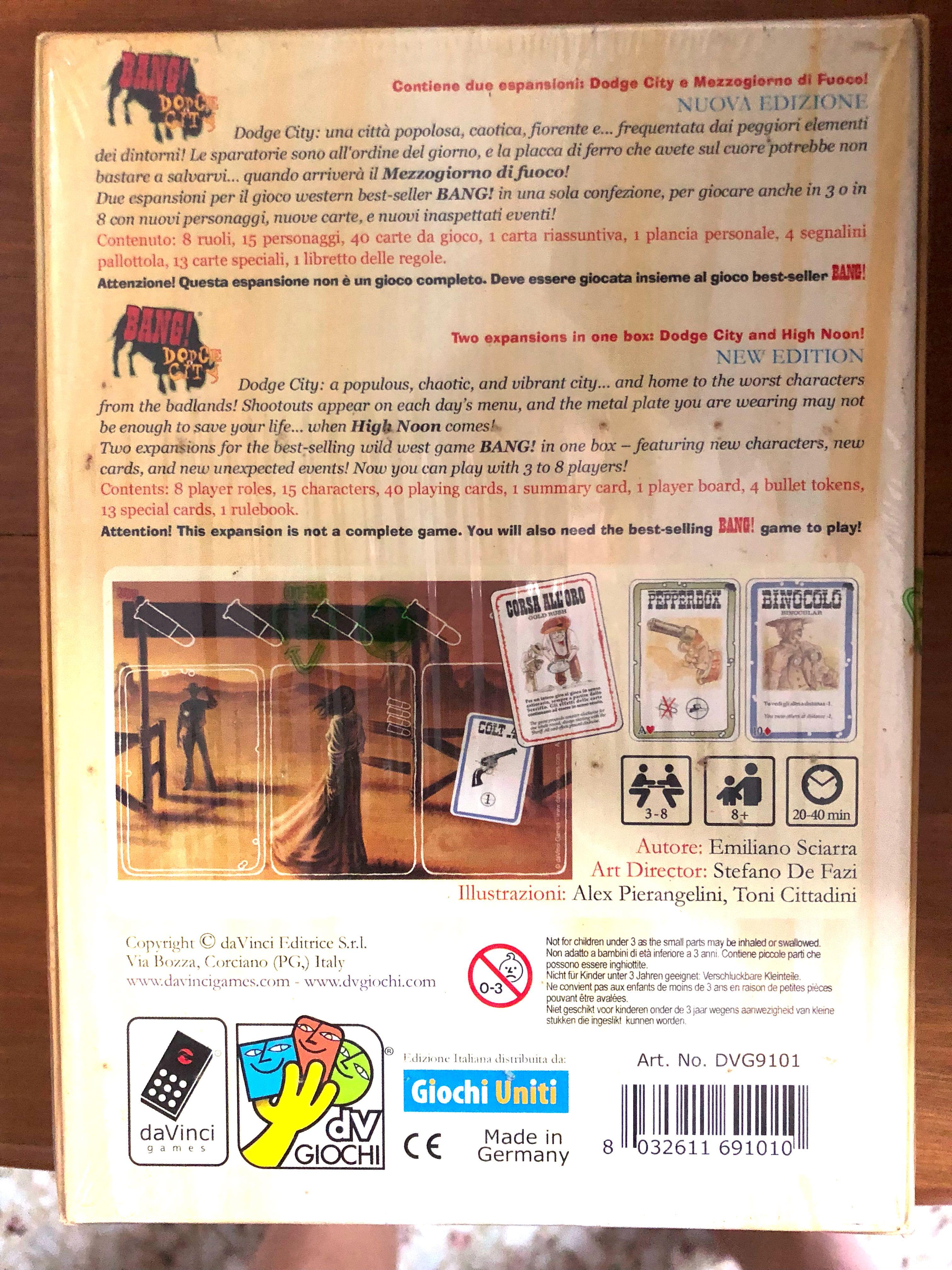 Bang Dodge City Toys Games Board Games Cards On Carousell
