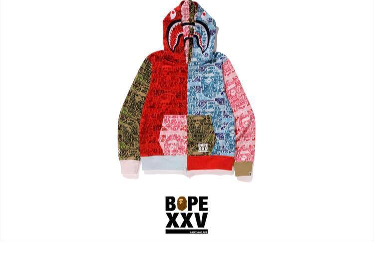 xxv bape hoodie