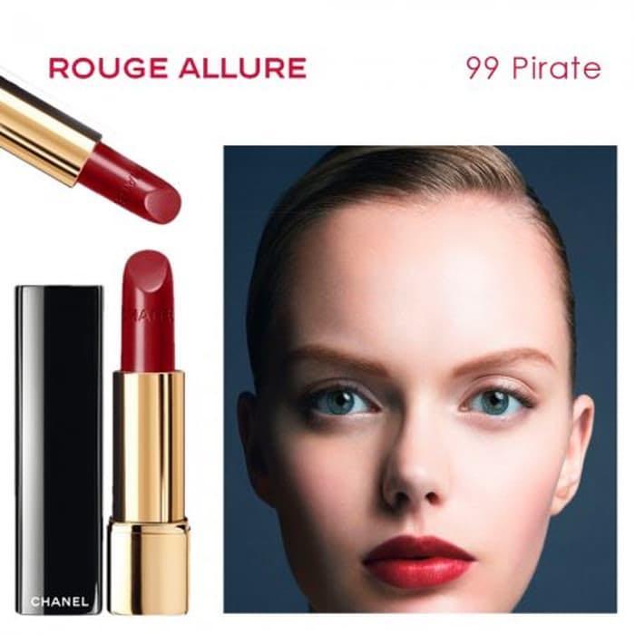 Chanel Rouge Allure 99 Pirate Lipstick – Ang Savvy  Chanel lipstick, Red lipstick  chanel, True red lipstick