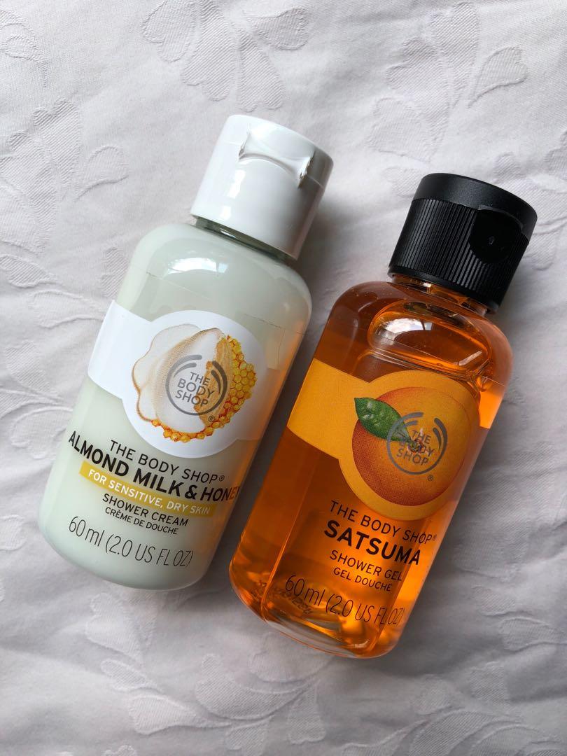 body shop almond shower gel