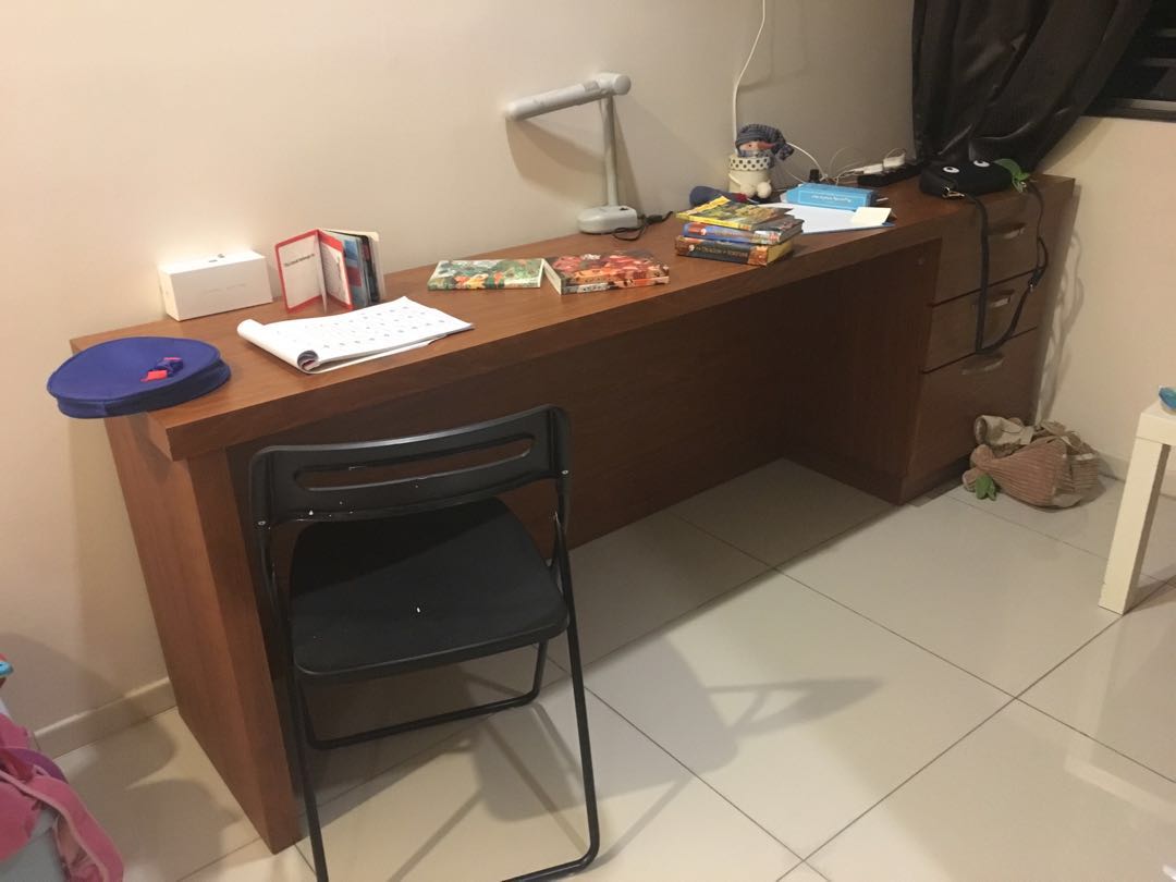 Carpenter quality study table with drawer, Furniture & Home Living