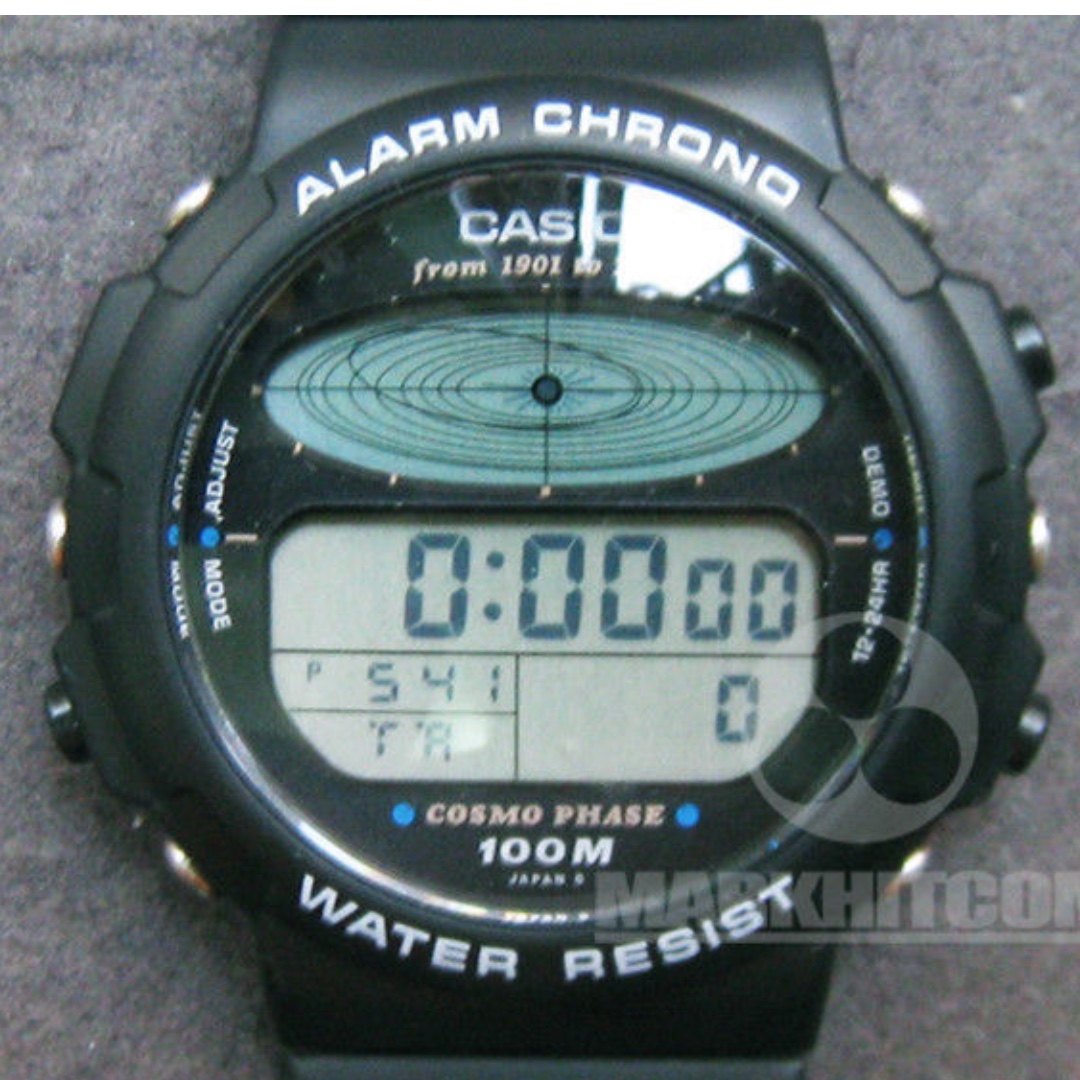 レア CASIO 厚かっ CGW-50 COSMO PHASE デジタル時計