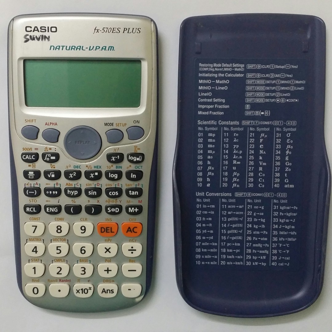 Calculator 570es cheap plus