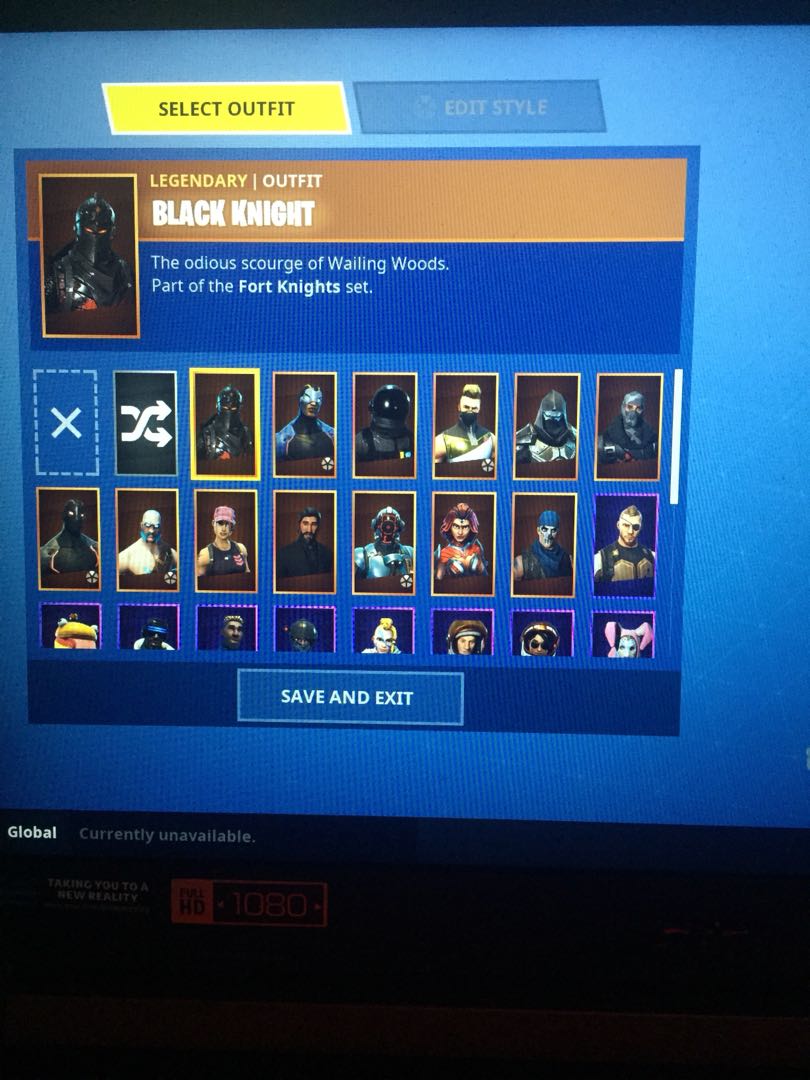  - black knight fortnite account for sale ps4