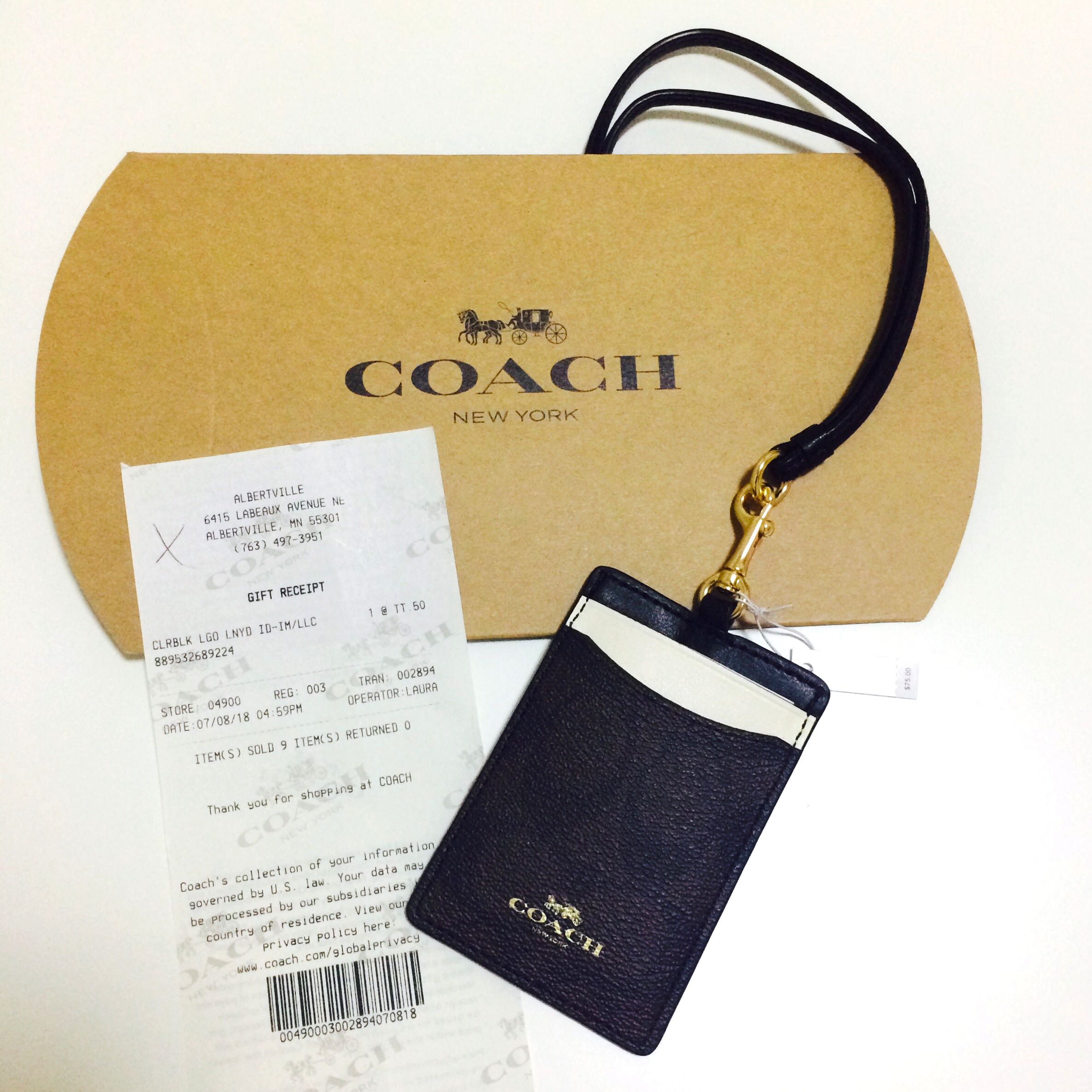 Coach Lanyard, Luxury, Accessories on Carousell