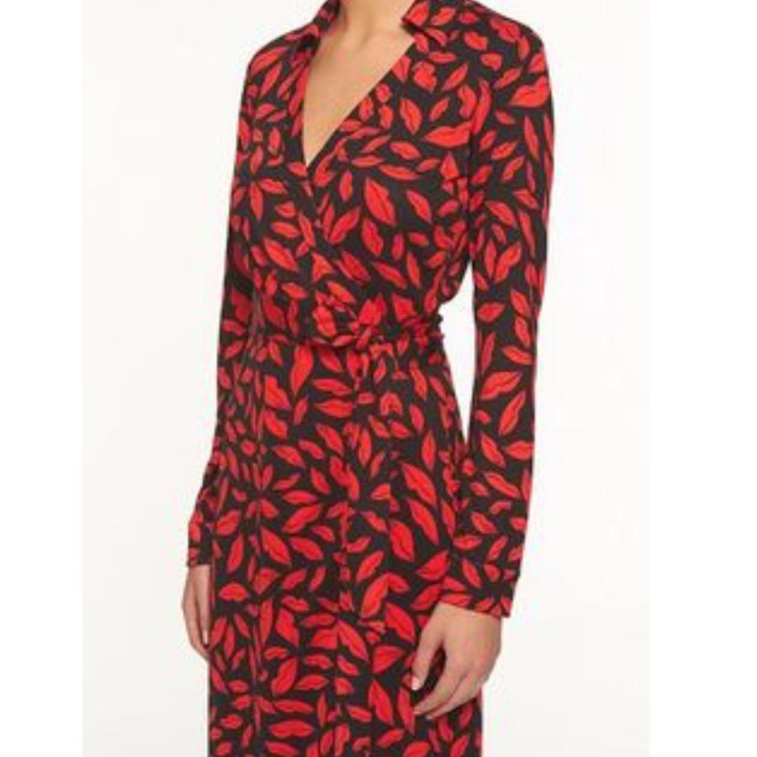 Dvf lips dress discount