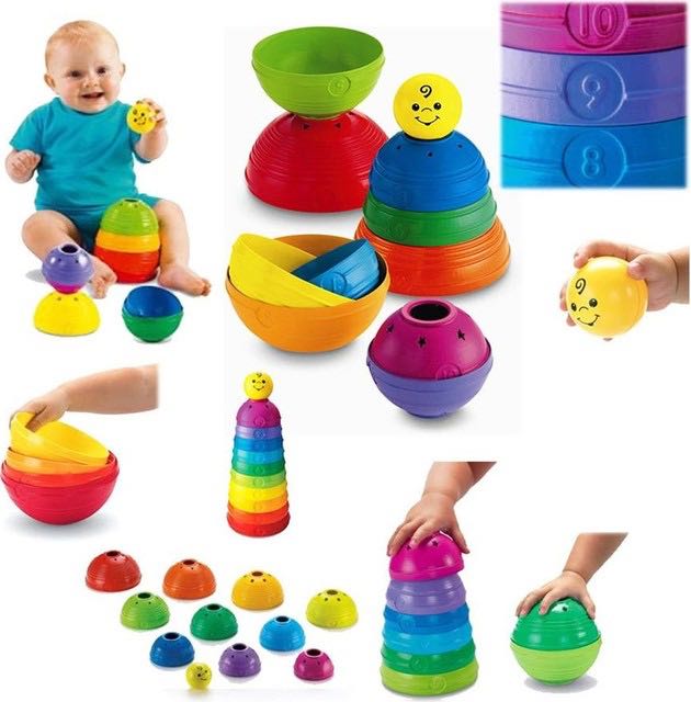 fisher price stack & roll cups