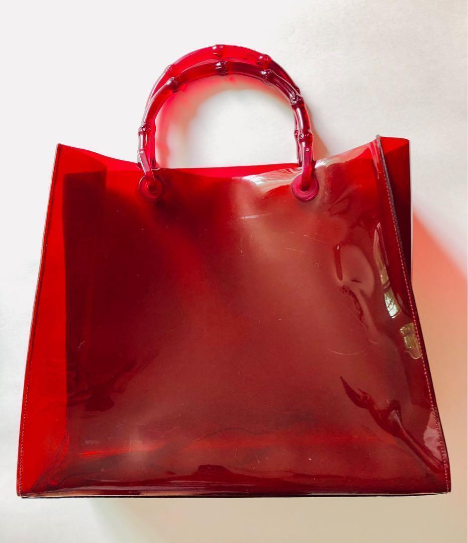 gucci clear handbag