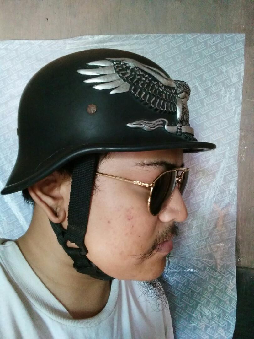Half Helmet Chopper Street Bike/Nazi Helmet/german helmets old school