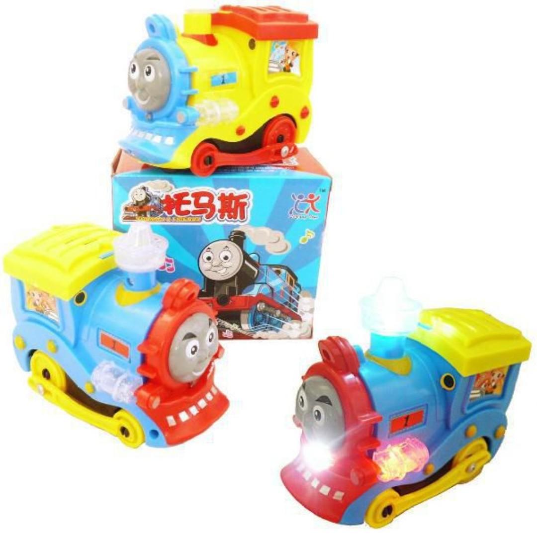Happy Train Set 9911 Thomas Train Musical Auto Move With Light Children Toys