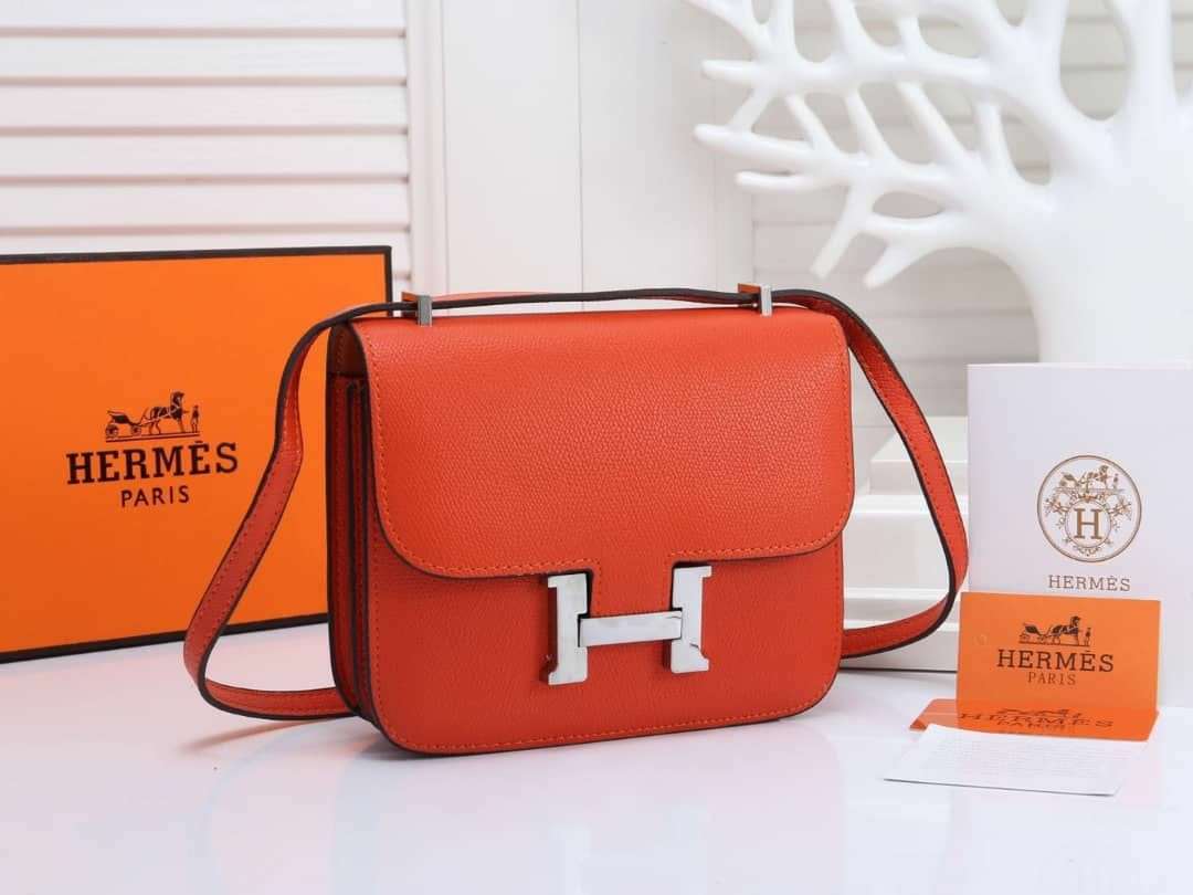hermes orange sling bag