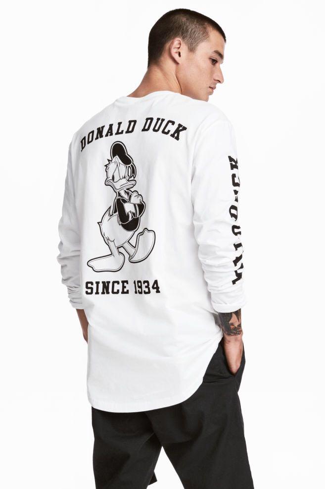 donald duck t shirt h&m