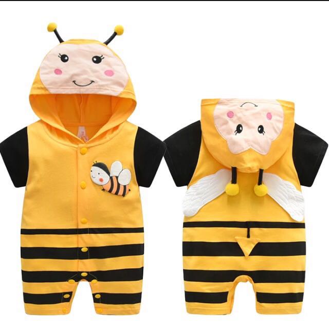 Bumble bee romper top