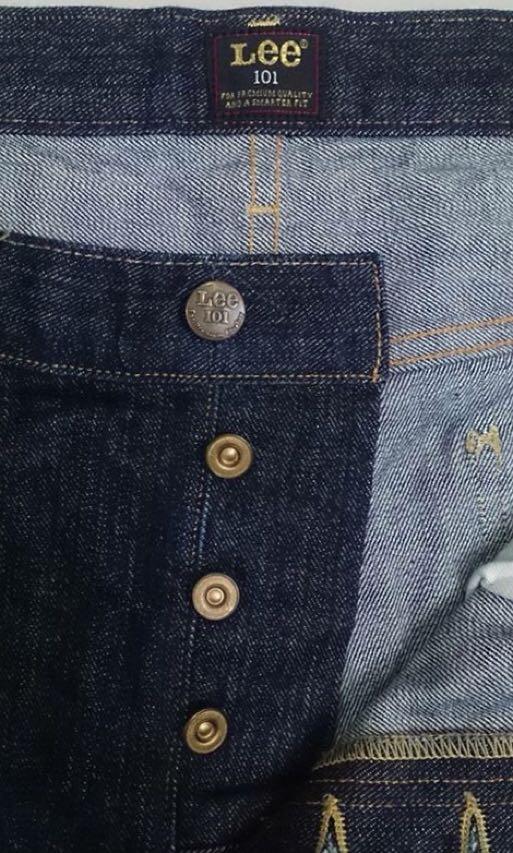 Lee selvedge denim, Men's Fashion, Bottoms, Jeans on Carousell