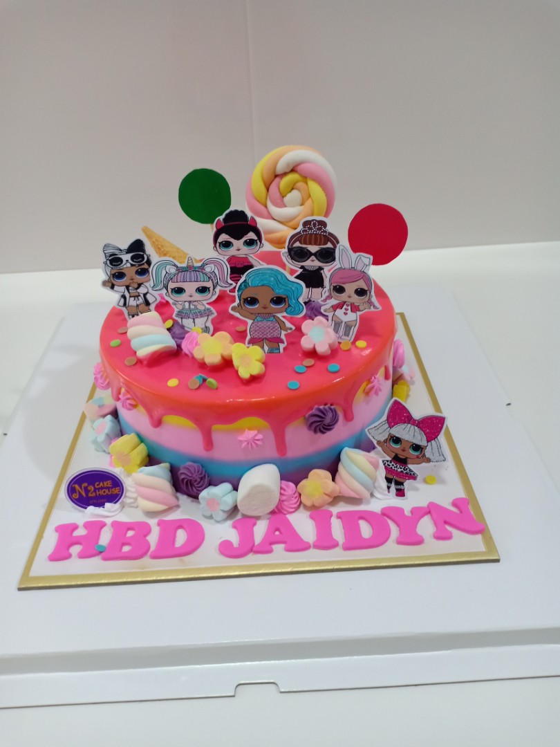 Lol Birthday Cake Food Drinks Baked Goods On Carousell