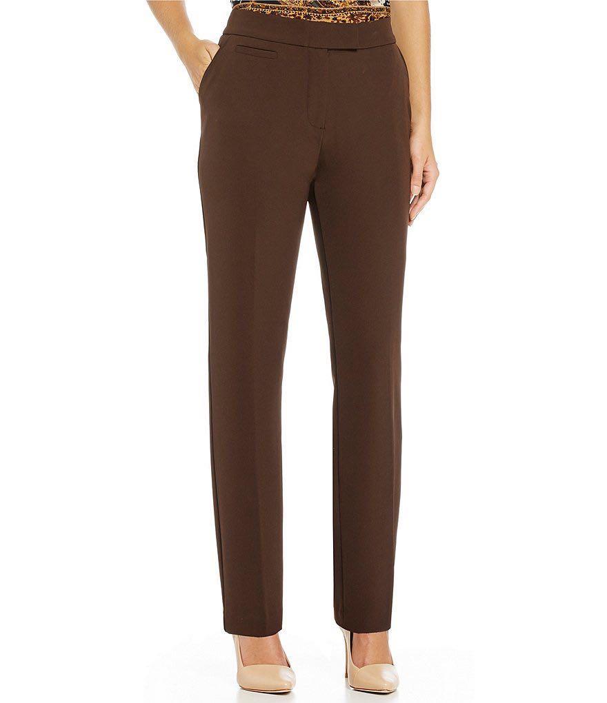 Dark brown women's pants clearance