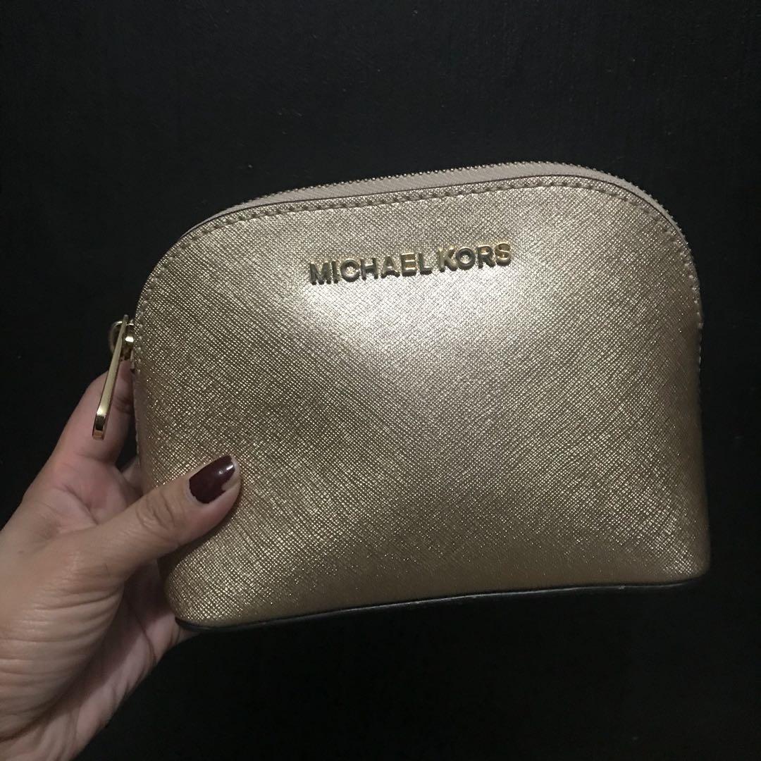 Mk cosmetic pouch discount