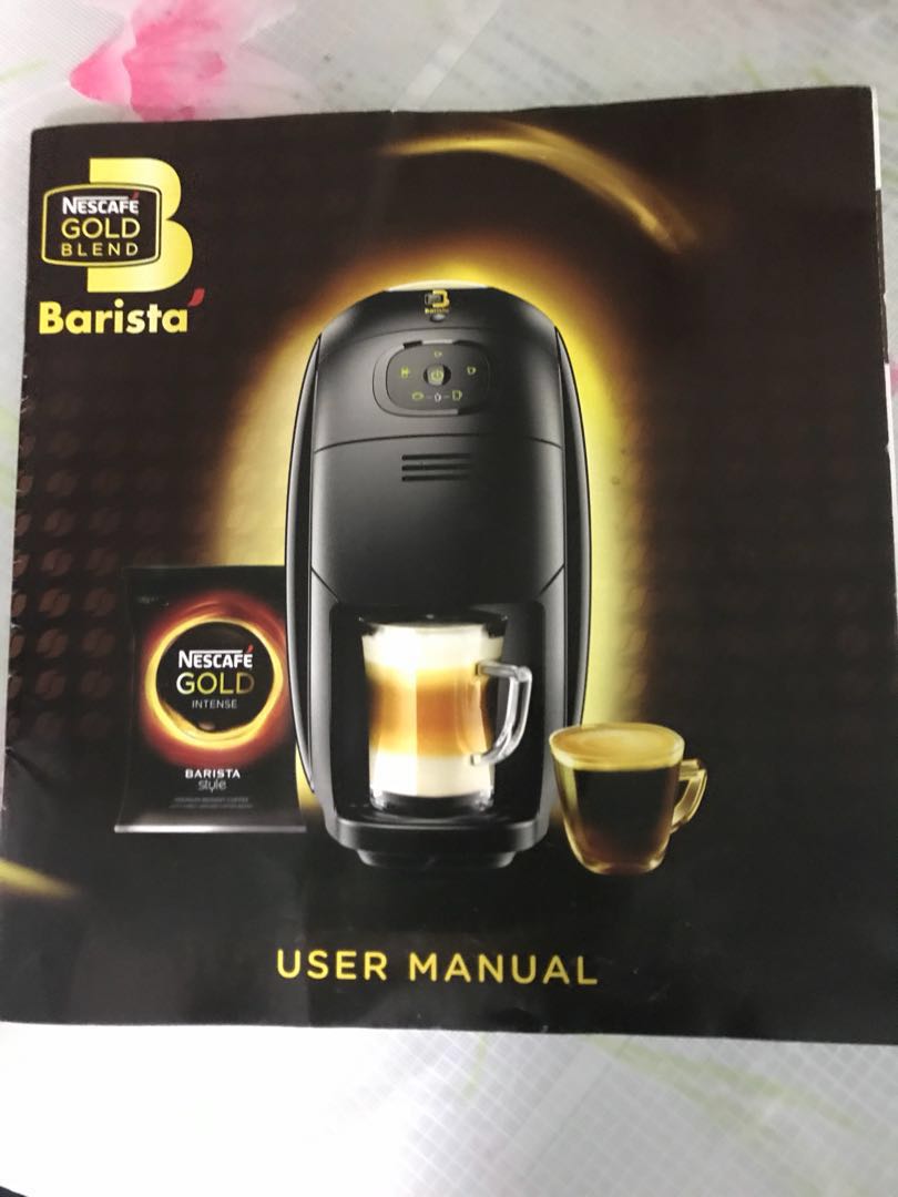 Nescafe Gold Blend Barista Machine Home Appliances Kitchenware On Carousell
