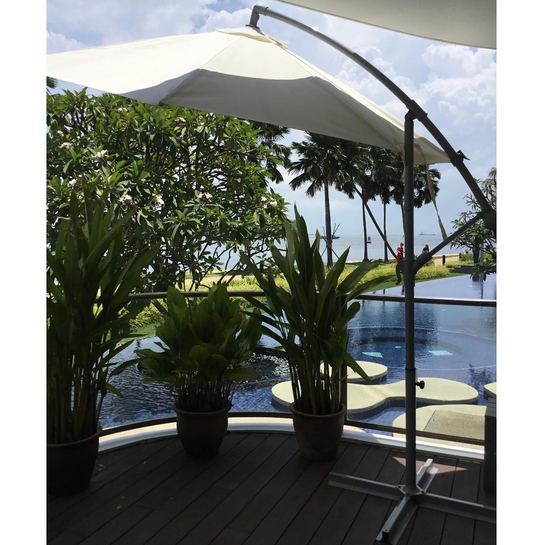 Outdoor Parasol Umbrella Karlso Ikea Furniture Others On Carousell