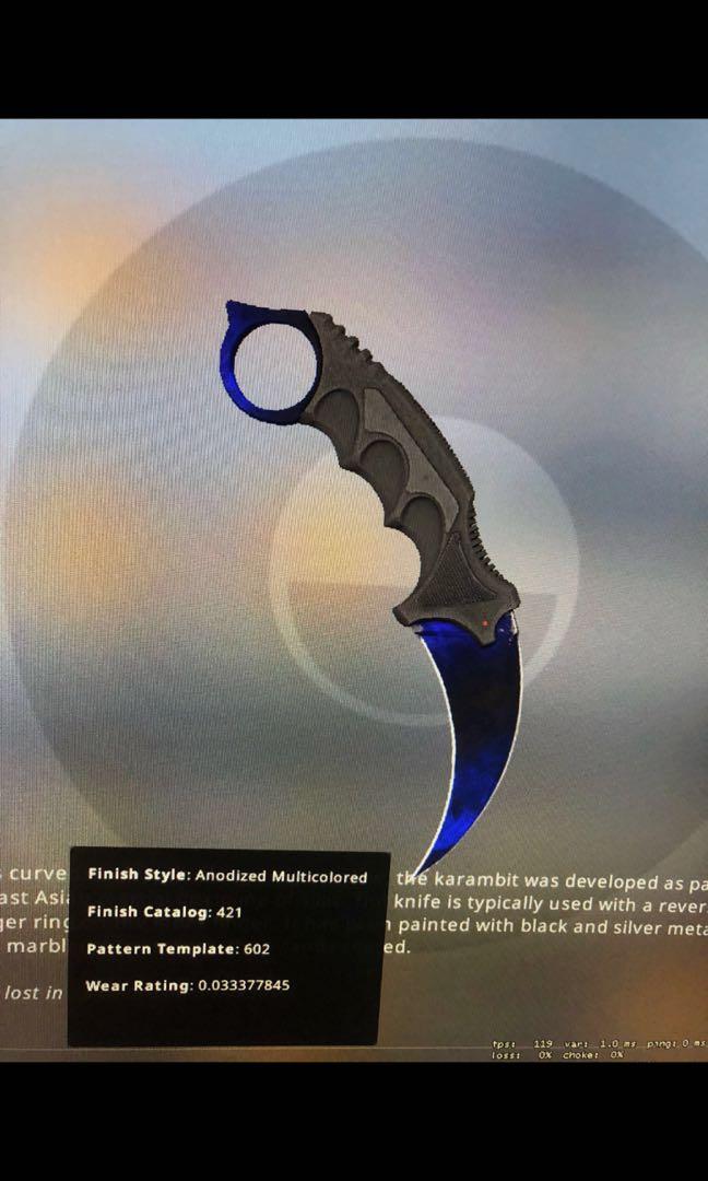 Gamma Phase 2 Karambit 1.0 - Real Video Game Knife Skin - Elemental –  Elemental Knives