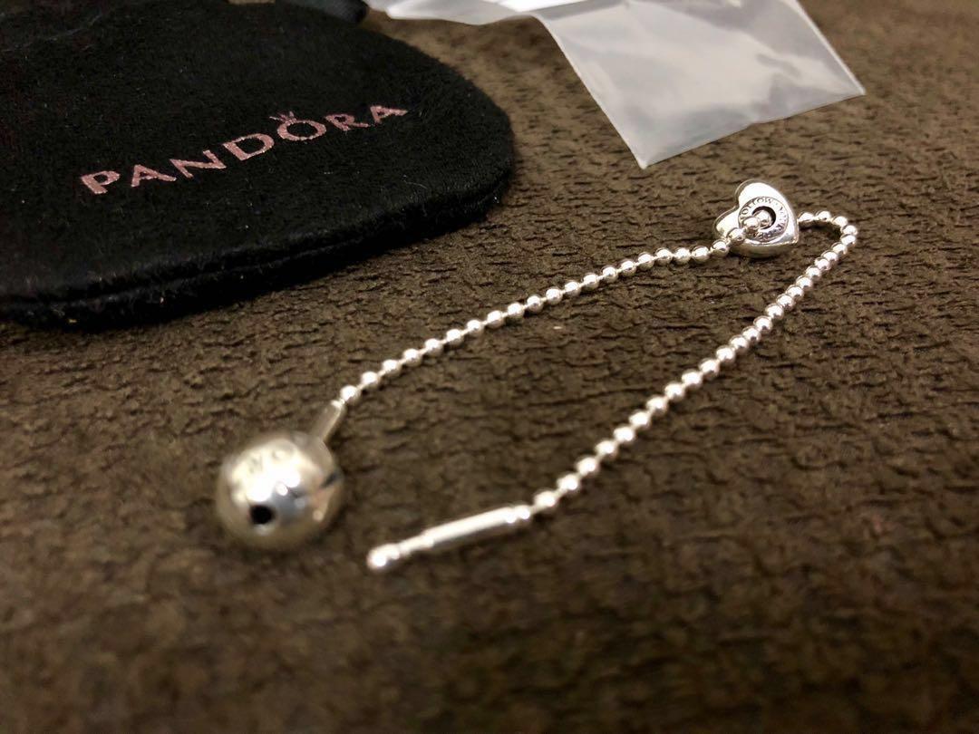 Pandora Essence Collection Silver Ball Chain Bracelet size 16cm