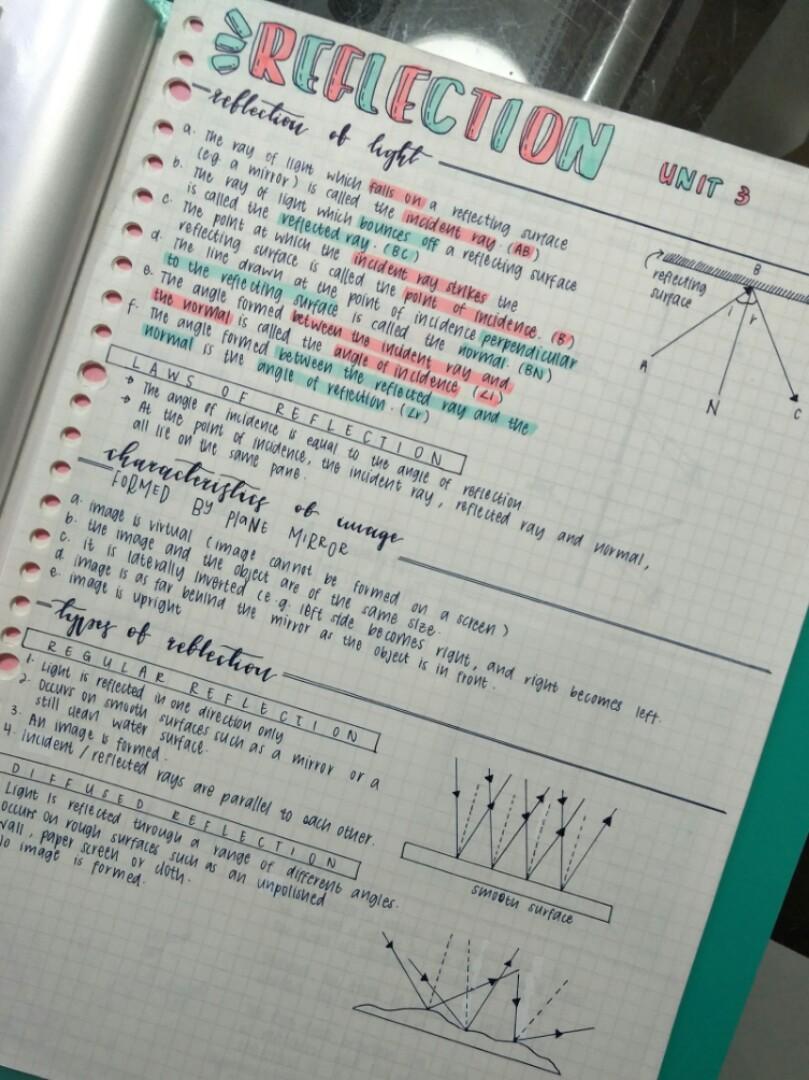 PHYSICS NOTES (Category: Assessment Books) located in Singapore. Submitted by enirehtaccc (Listing ID 191867014, Image 1). Description: secondary 1 and 2 physics notes, both handwritten! and nicely designed to enhance interest in learning :) suitable for last minute revision 🌍condensed and easy to understand 🌏softcopy (pdf) 🌎after payment received, i will send you the chapters/topics requested via email WITHIN 24 HOURS 🌏notes are made based o