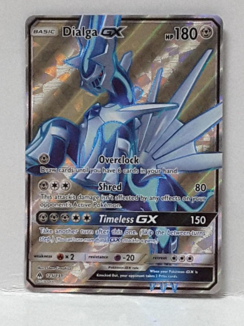 125 131 Full Art Ultra Rare Gx Forbidden Light Pokemon Tcg Dialga Gx