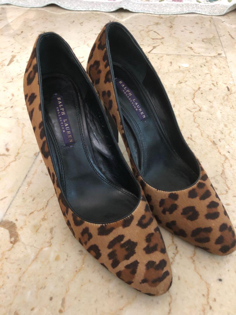 ralph lauren leopard print shoes