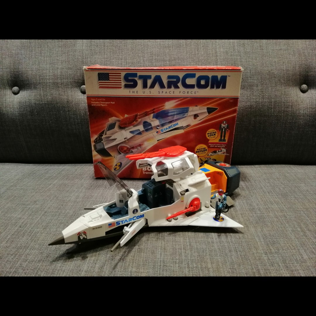 (RESERVED) Vintage Starcom Starmax Bomber Boxed Set, Hobbies & Toys ...