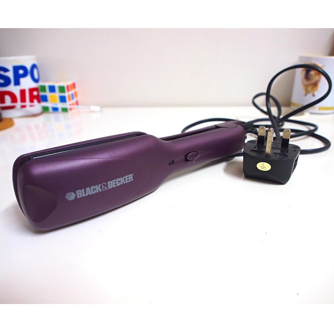 Black and decker hair straightener shop
