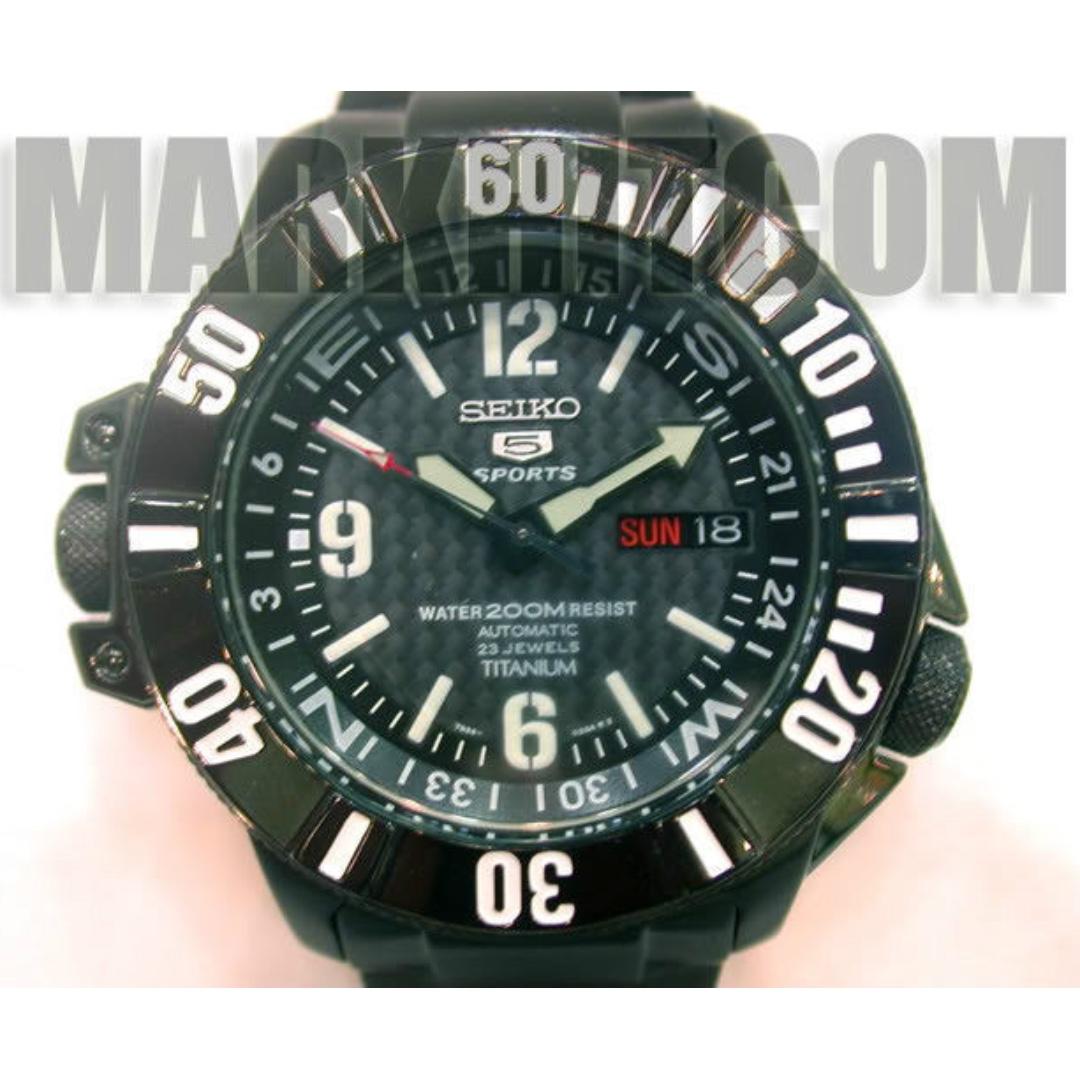SEIKO 5 sports Atlas TITANIUM 2006 Limited Edition SKZ217K 200m diver watch Carousell