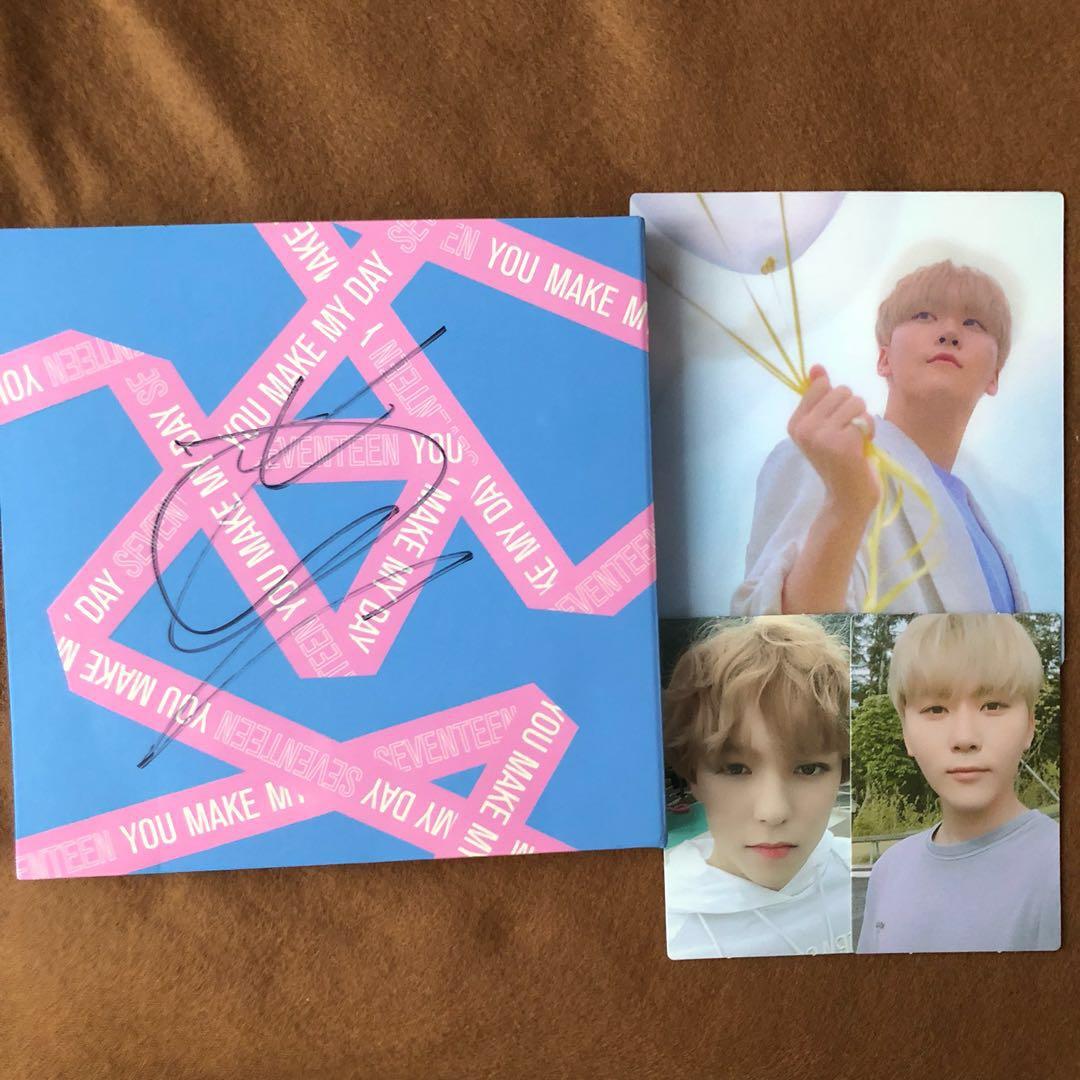 Seventeen Ymmd Set The Sun Version Hoshi Signed Album Entertainment K Wave On Carousell