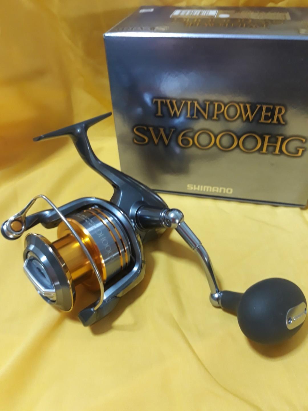 Shimano 15 Twin Power SW 6000HG Spinning Reel From Stylish anglers Japan