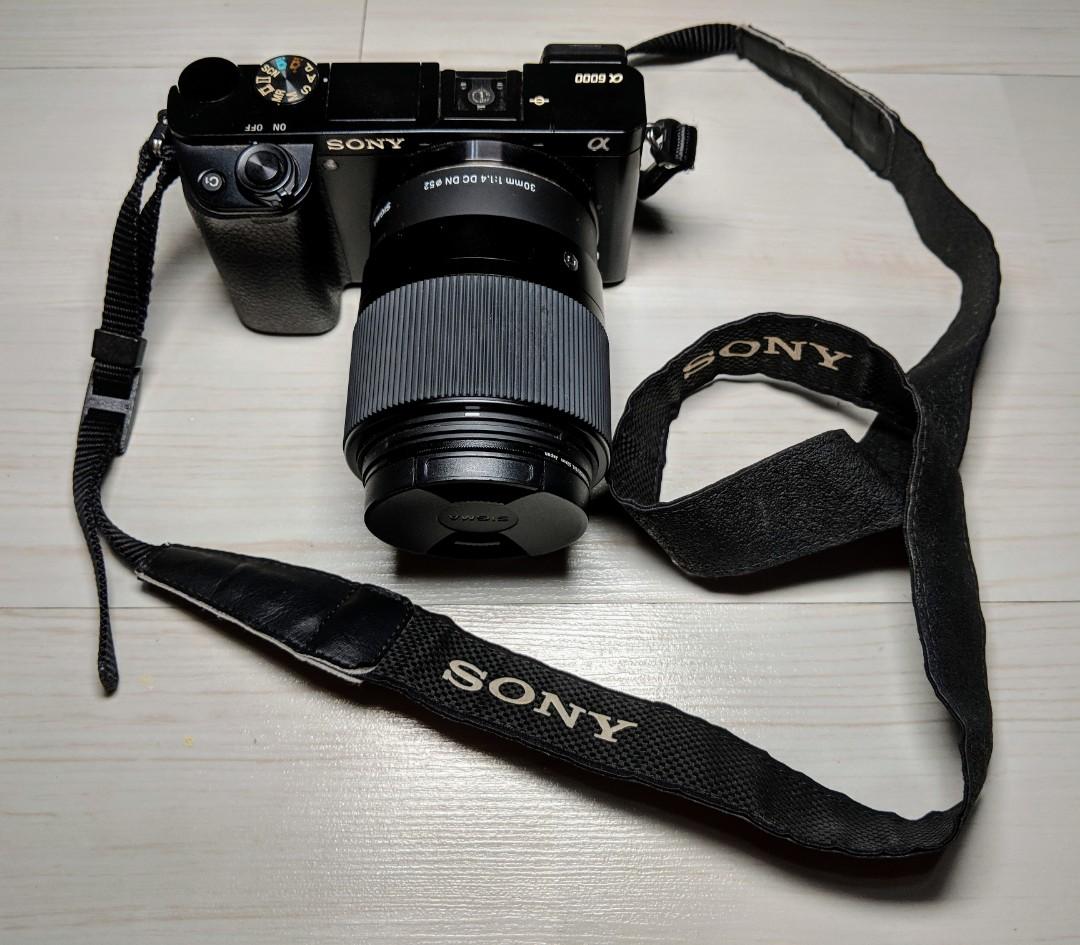 Sony a6000 + Sigma 30mm f1.4 DC DN | Mirrorless camera with lens 
