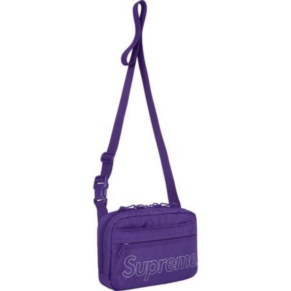Supreme FW18 Purple Shoulder Bag Men s Fashion Bags Sling Bags
