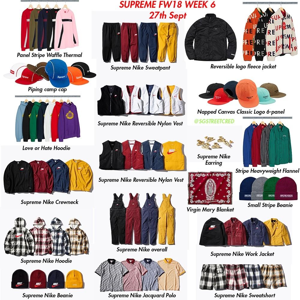 Supreme store week fw18