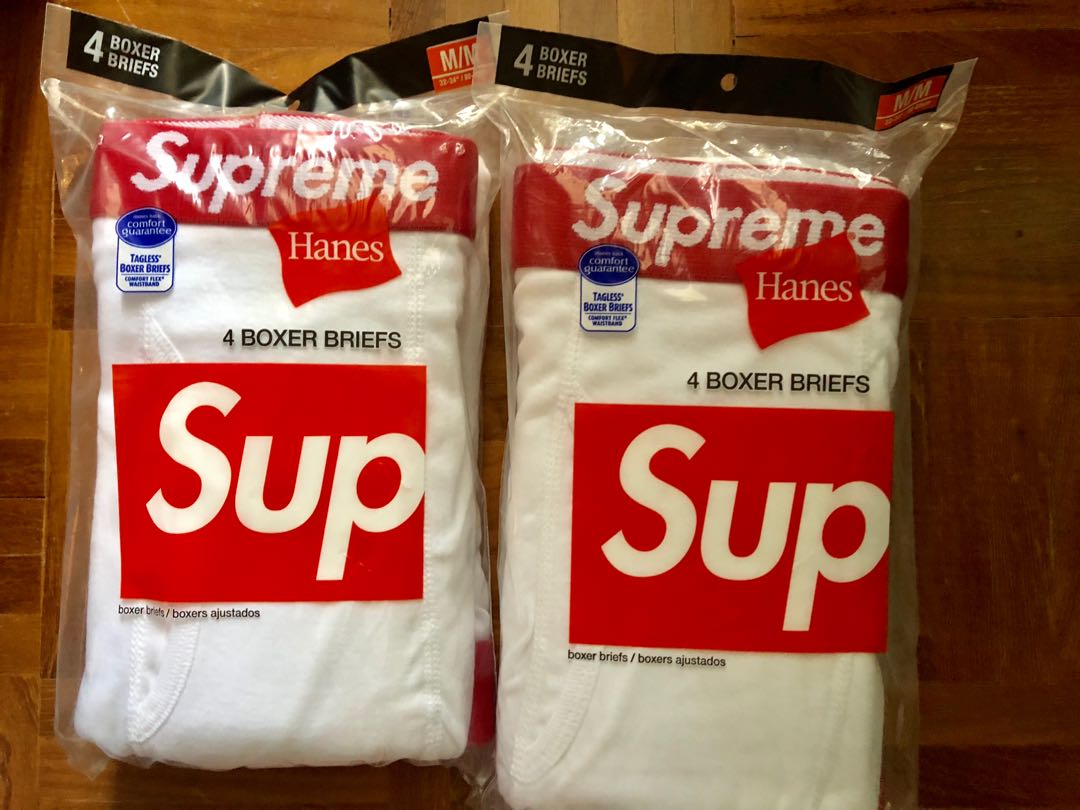 supreme hanes boxer briefs