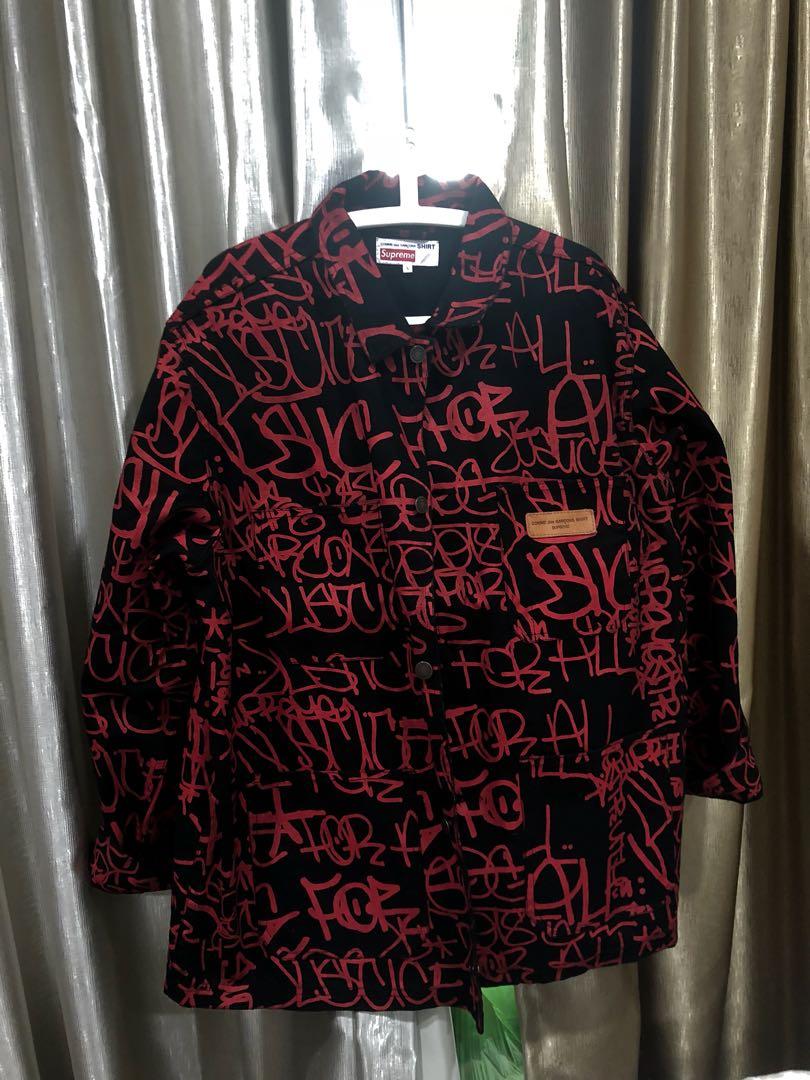 supreme cdg chore coat