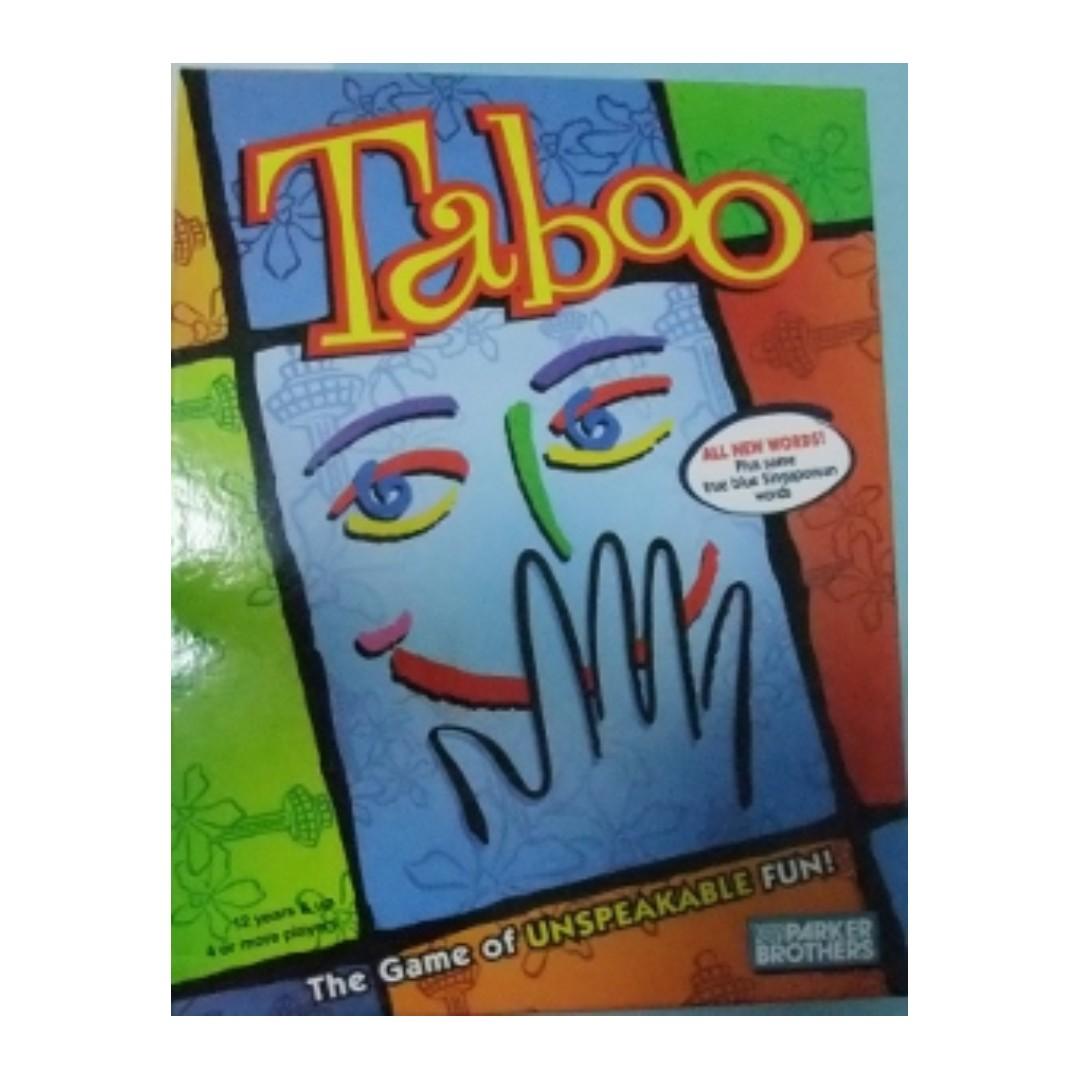 Taboo - the Game of Unspeakable Fun by Parker Brothers, Hobbies & Toys,  Toys & Games on Carousell