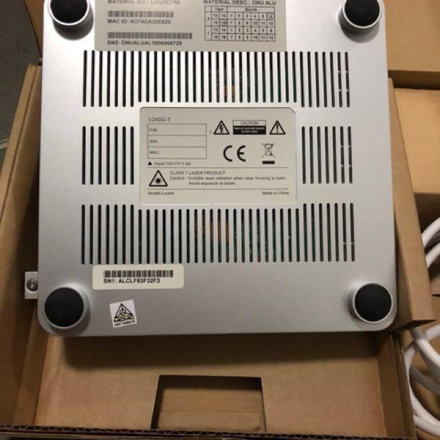 Tm Unifi Modem Onu Alcatel Lucent I240g Seppayday Electronics Computer Parts Accessories On Carousell