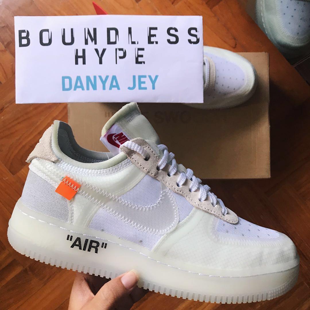 US 7 OFF-WHITE x Nike Air Force 1 Low 