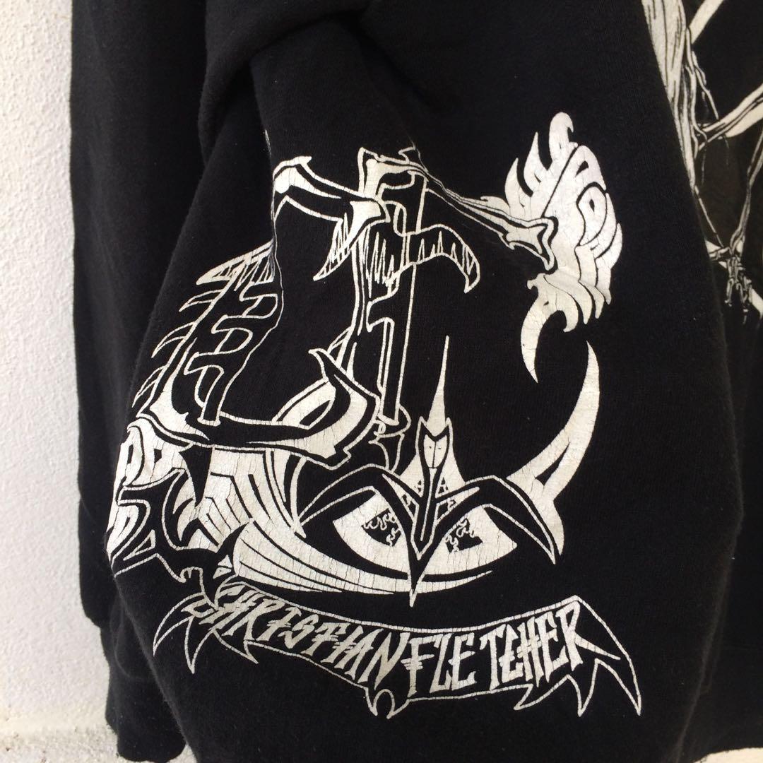 90s Christian Fletcher ヴィンテージ USA製 XL 黒 最短発送受付中