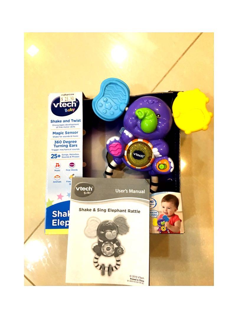Shake and sing elephant outlet rattle